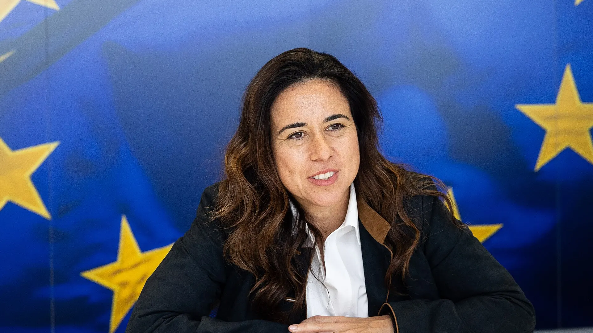 Lana Nusseibeh, then the UAE's permanent representative to the United Nations, during a visit to the European Commission in July 2024